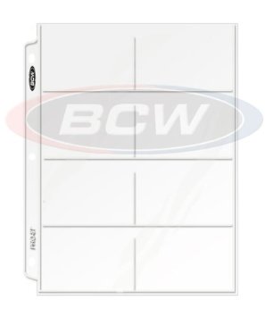 20 Clear Plastic Sheets with 8 Horizontal Pockets for Displaying 160 Golden Thank Yous in a Binder